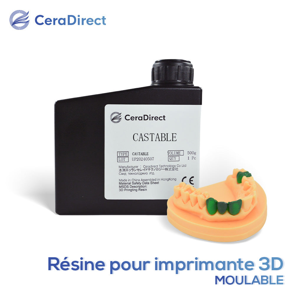Résine Moulable pour Imprimante 3D (500g)