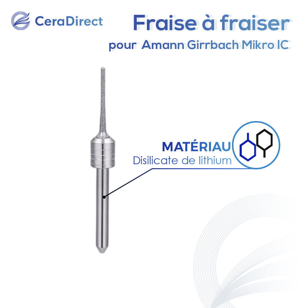 Fraise à fraiser — Amann Girrbach (Mikro IC) Machine de fraisage