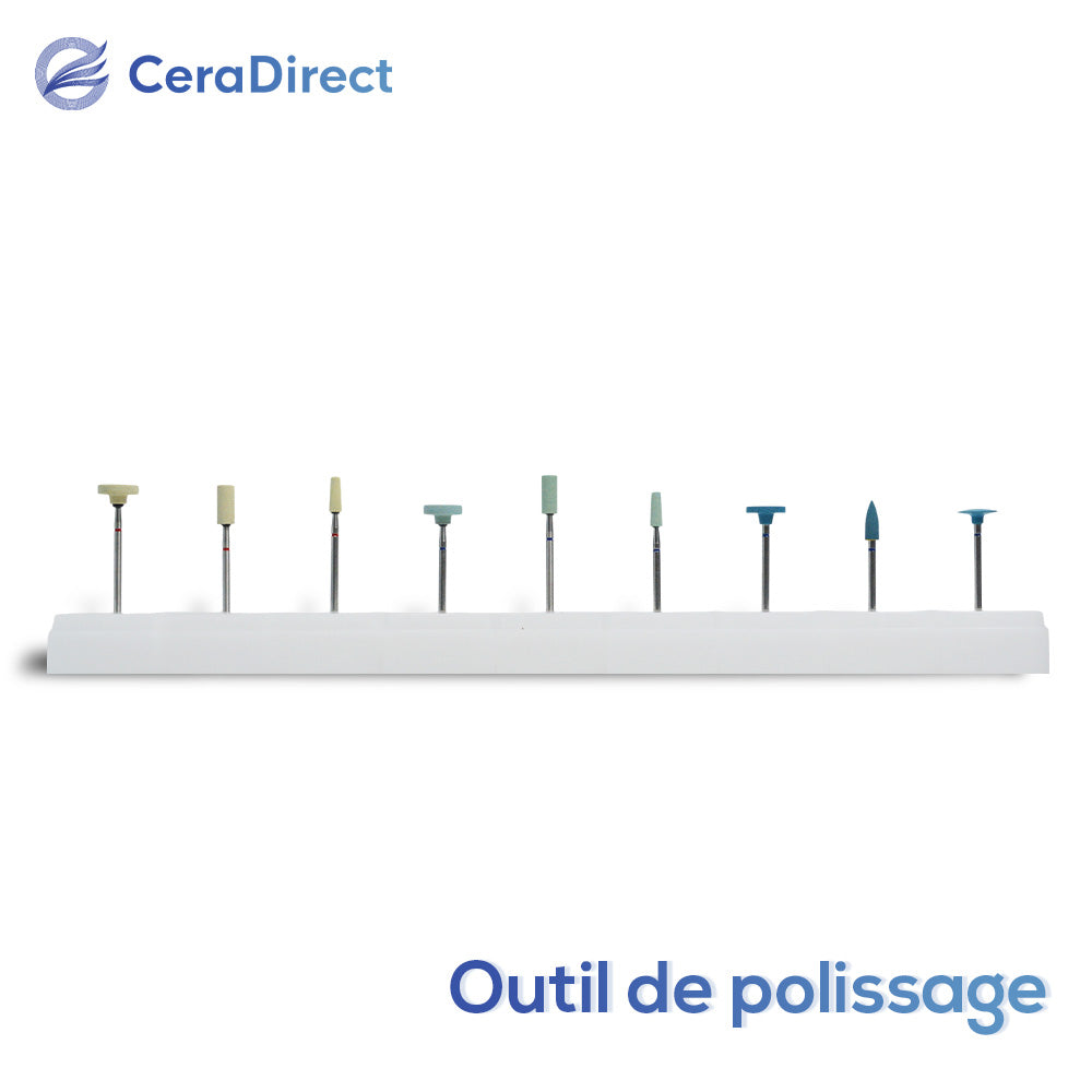 Outil de polissage pour zircone