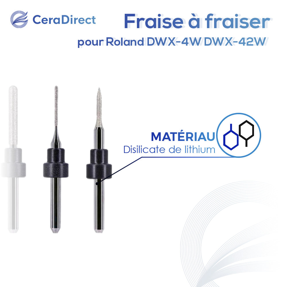 Fraises de fraisage - Roland (DWX-4W DWX-42W) Machine de fraisage
