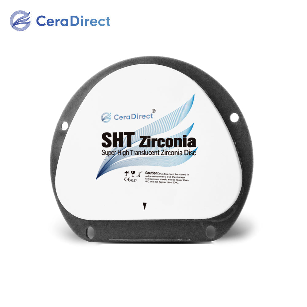 Disque en SHT zircone blanche  Système ouvert (71mm)