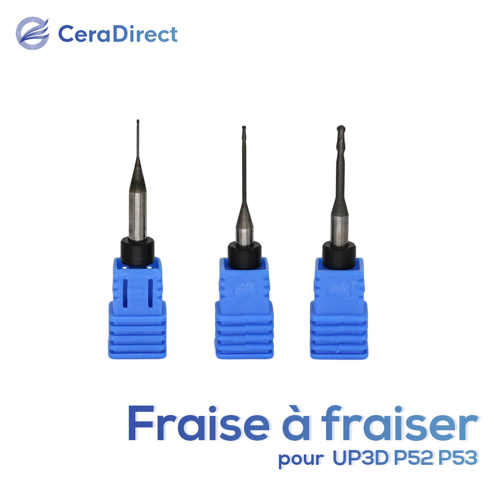 Fraises de fraisage—UP3D (P52 P53) Machine de fraisage