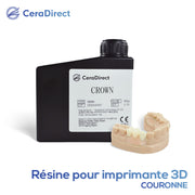 Résine permanente COURONNE pour imprimante 3D (500g)