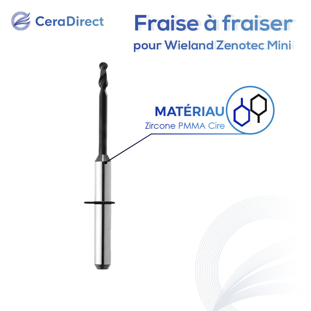 Fraise à fraiser - Wieland (Wieland Zenotec Mini) machine de fraisage