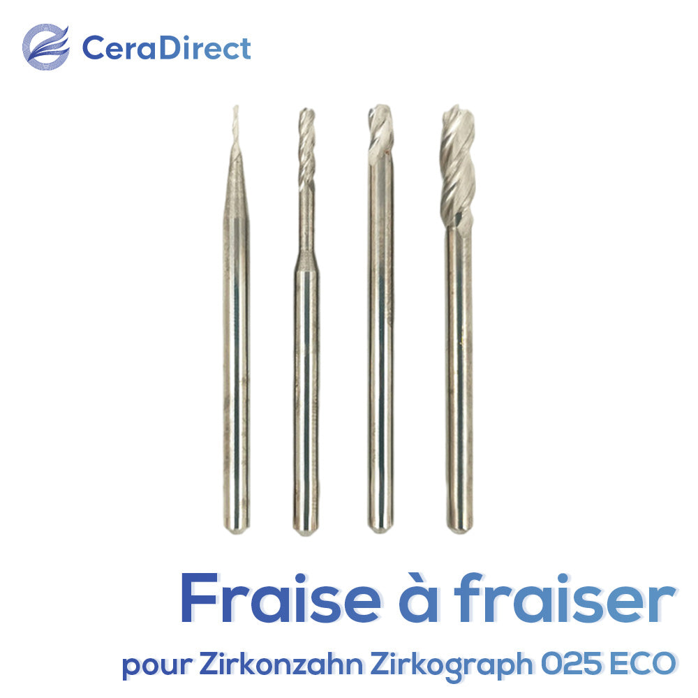 Fraise à fraiser—Zirkonzahn (Zirkograph 025 ECO) Machine de fraisage