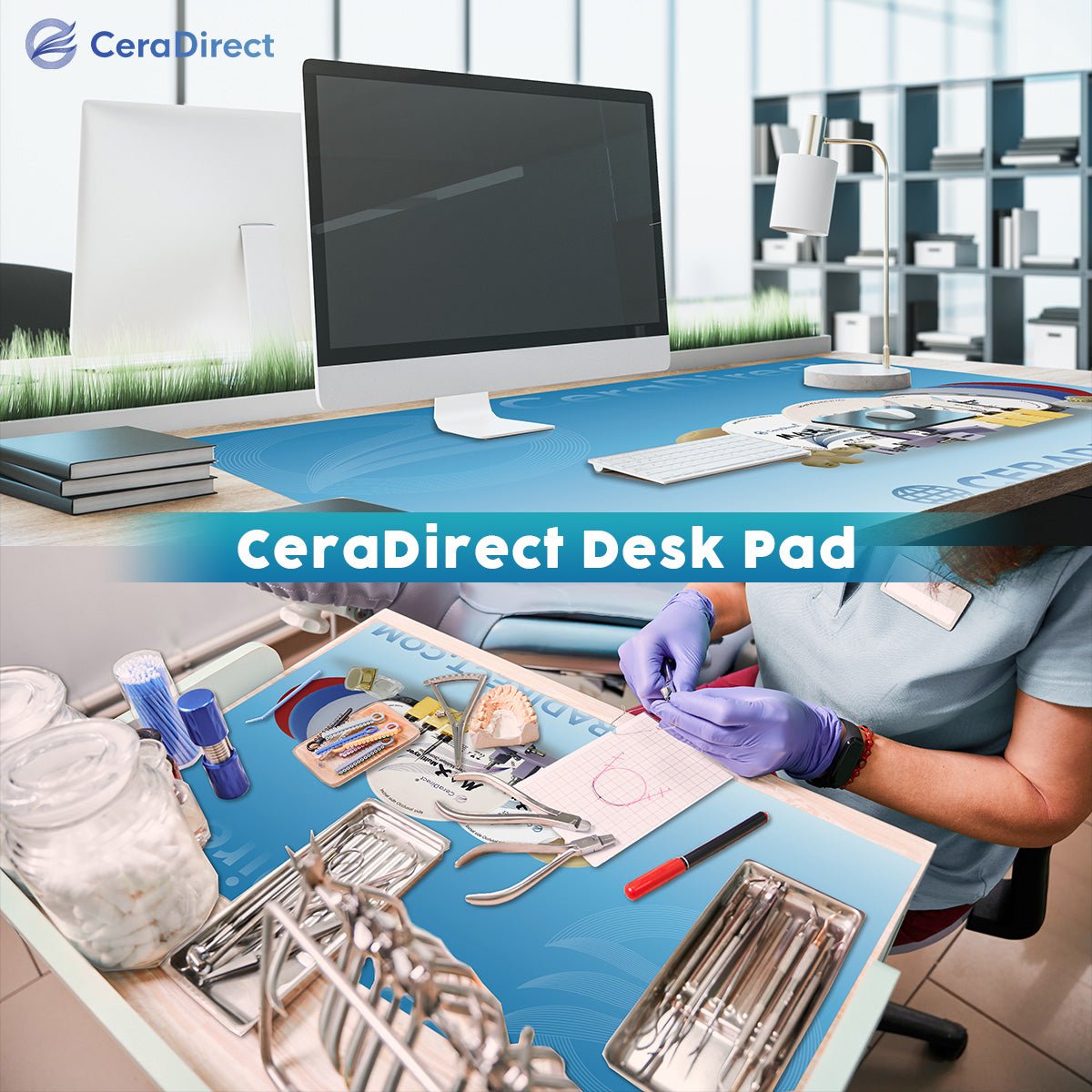 Tapis de bureau dentaire – Ceradirect FR