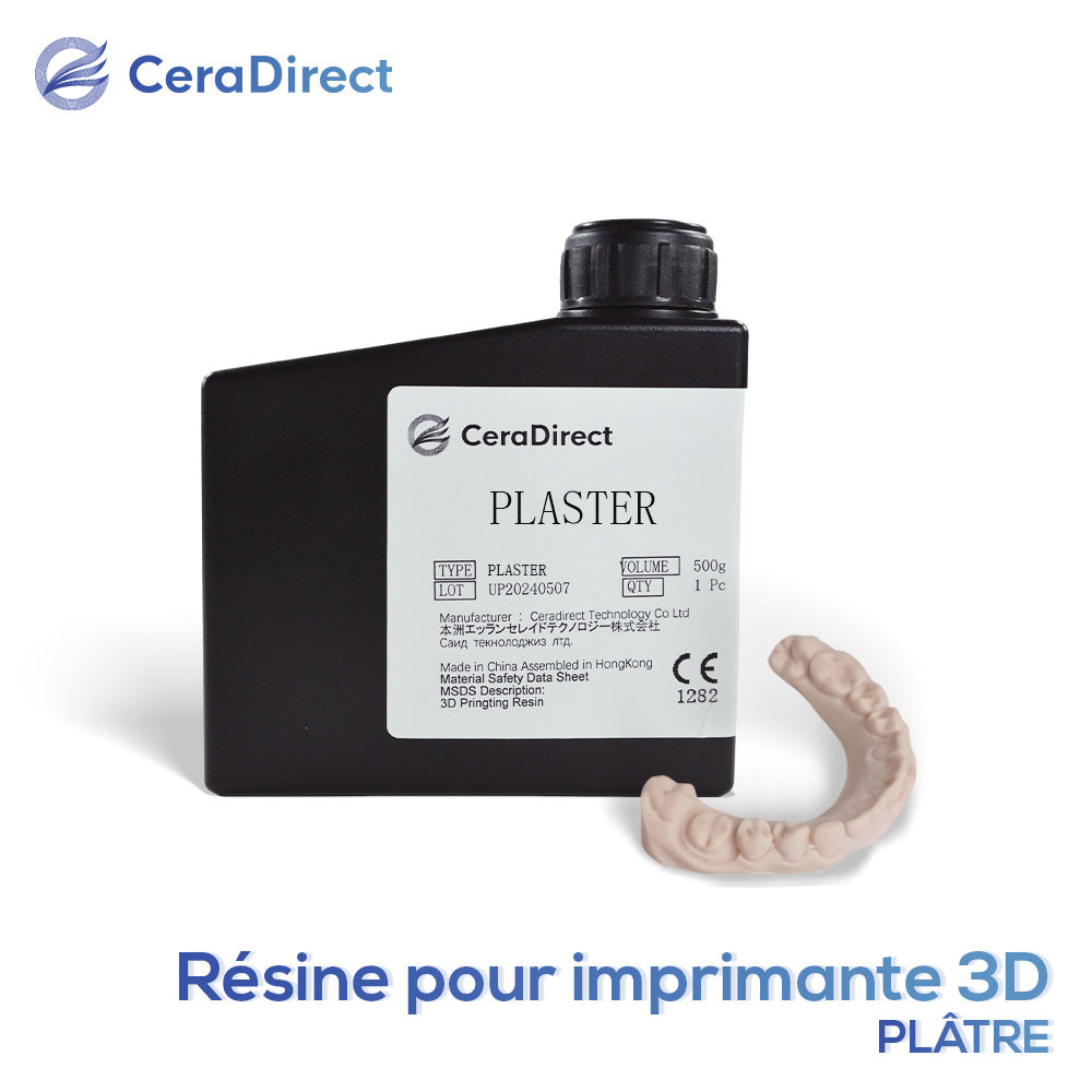 Résine jaune pour modèle d'imprimante 3D / plâtre (500g)