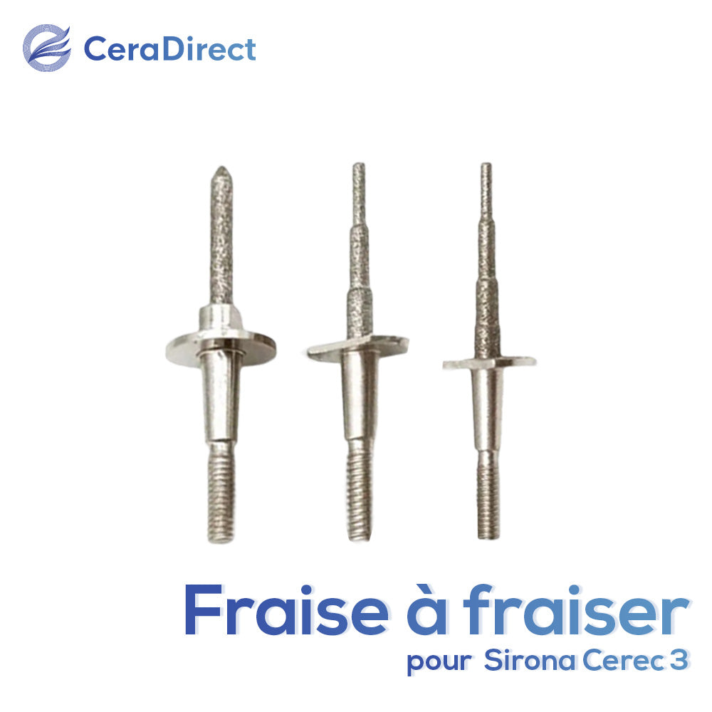 Fraise à fraiser - Sirona (Cerec 3) machine de fraisage