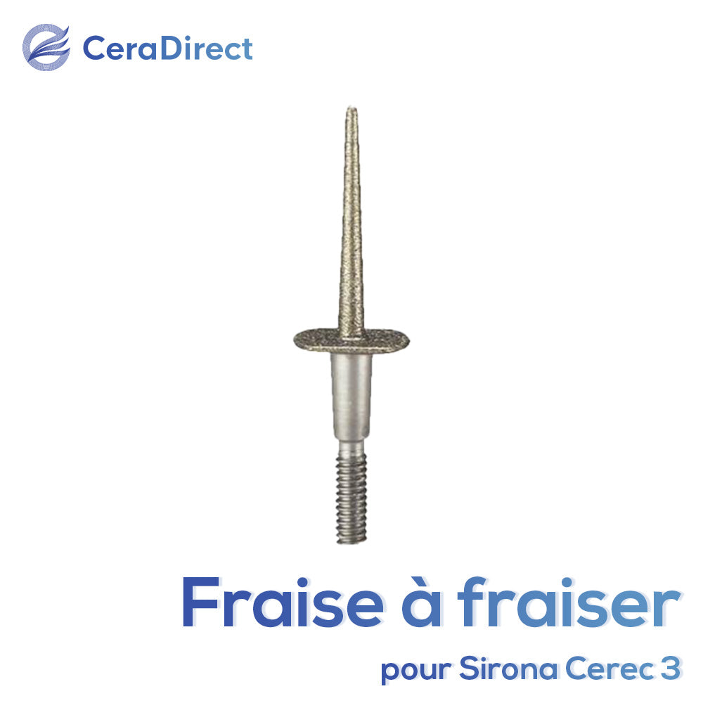 Fraise à fraiser - Sirona (Cerec 3) machine de fraisage