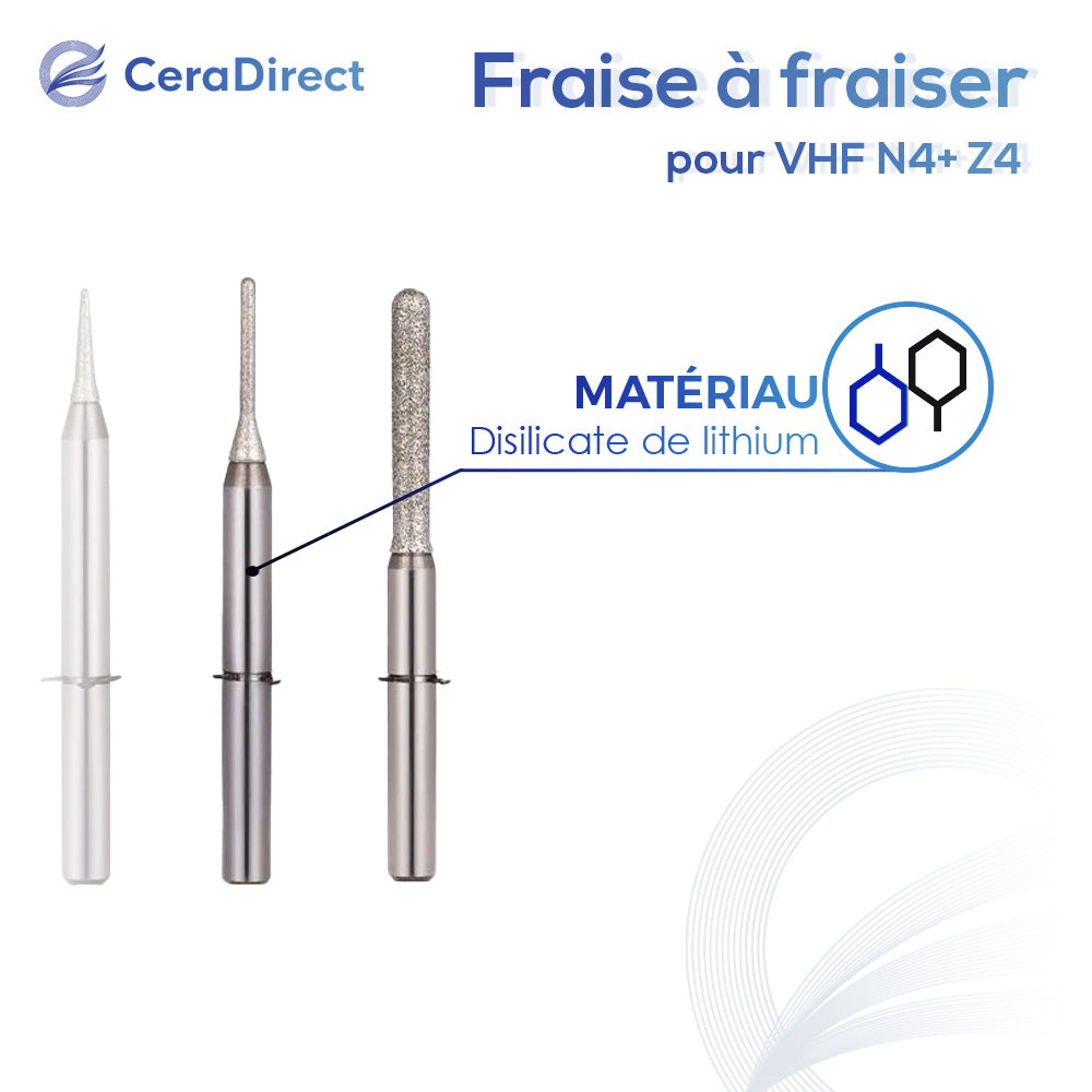 Fraise à fraiser—VHF (VHF N4 + Z4) Machine de fraisage