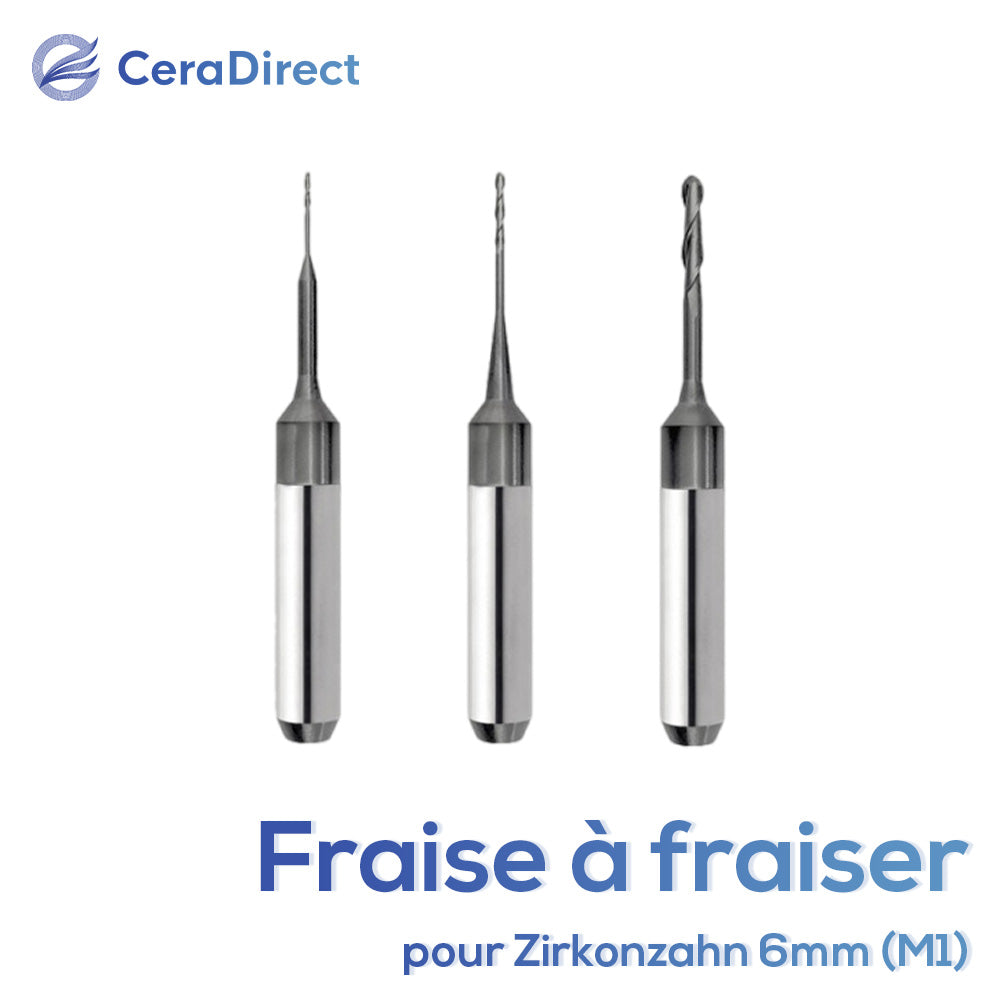 Fraise à fraiser - Zirkonzahn (6 mm) machine de fraisage